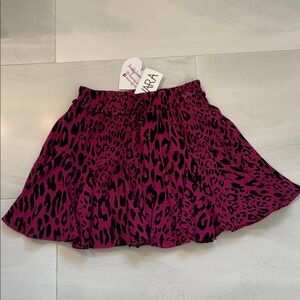Buddy Love Fuchsia Animal Print Skirt Purchased From Avara